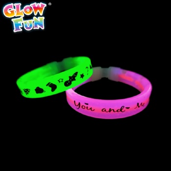 Logo Printed Glow Stick Bracelet for Promotion Toy